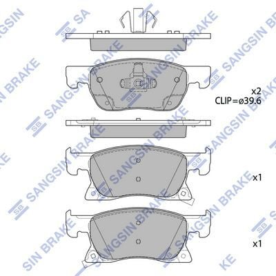 Opel Astra K Ön Fren Balata Takımı (300mm Diskler İçin) 2016-2021 Modeller Arası 1.0-1-2-1.4-1.6 Turbo Benzinli / 1.5-1.6 Dizel Motor HI-Q Marka SP4240