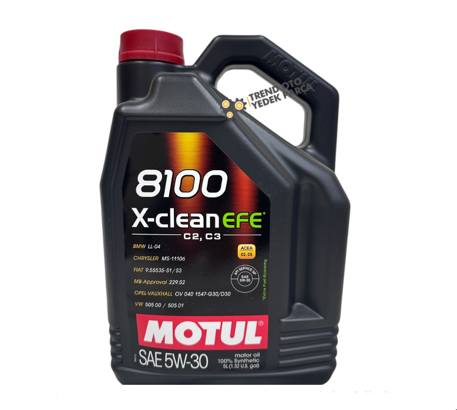 MOTUL | 8100 X-Clean EFE 5W30 Partiküllü Motor Yağı 5LT 305-109471