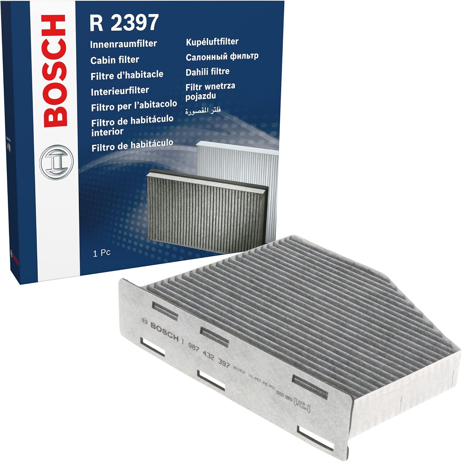 Volkswagen Jetta Polen Klima ( Karbonlu ) Filtresi 2011-2015 Modeller Arası Bosch Marka 1987432397