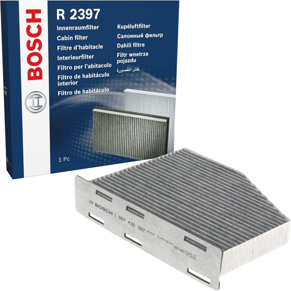Volkswagen Jetta Polen Klima ( Karbonlu ) Filtresi 2011-2015 Modeller Arası Bosch Marka 1987432397