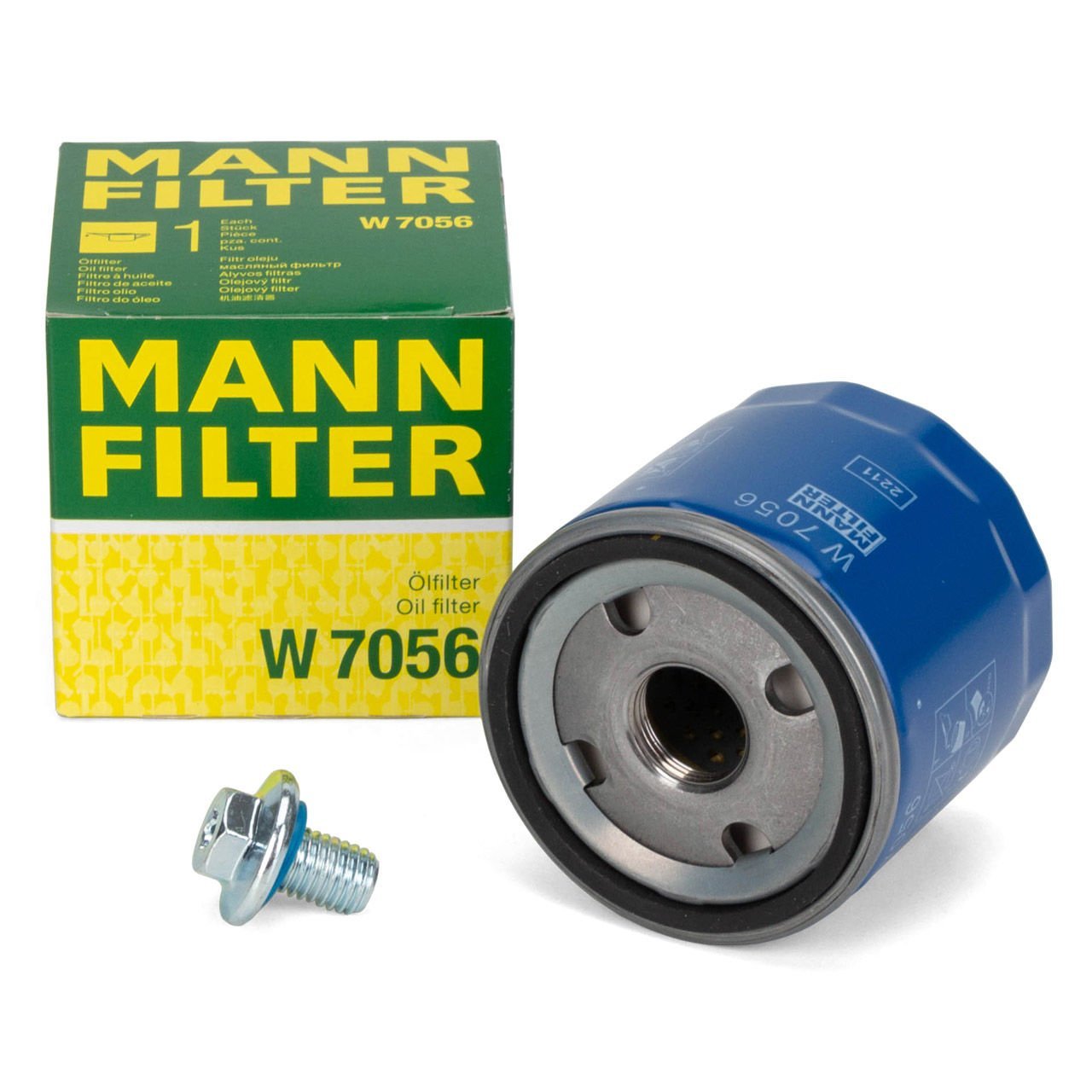 Opel Astra K 1.4 Benzinli Yağ Filtresi ve Karter Tapası Mann Marka MANN-W7056