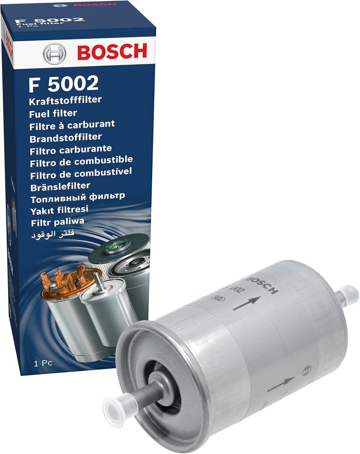 Opel Astra F Yakıt Filtresi 1992-2002 Modeller Arası 1.4 1.6 1.8 2.0 8-16 Valf Benzinli Motor Bosch Marka 0450905002