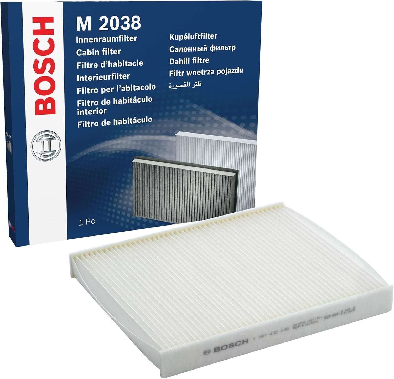 Opel Zafıra B Polen Filtresi (Behr Kısa Tip) 2005-2015 Modeller Arası Bosch Marka 1987432038