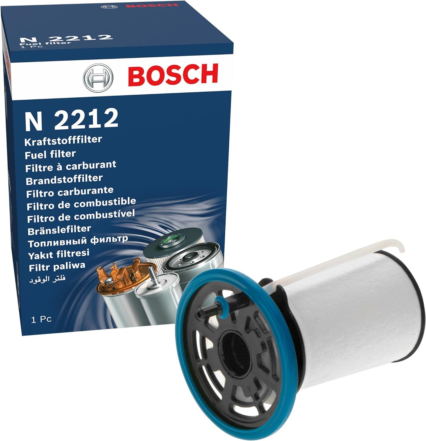Opel Combo D Yakıt Filtresi 2012-2018 Modeller Arası 1.3 1.6 2.0 Dizel Motor Bosch Marka F026402212