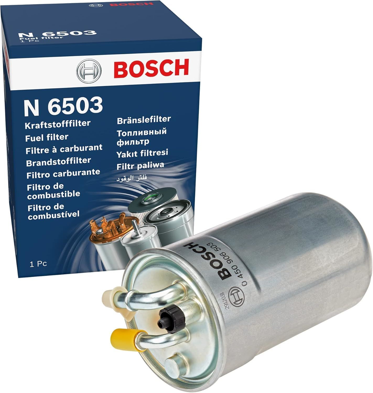 Opel Corsa E Yakıt Filtresi 2015-2019 Modeller Arası 1.3 (B13DTC B13DTE B13DTR) Dizel Motor Bosch Marka 0450906504