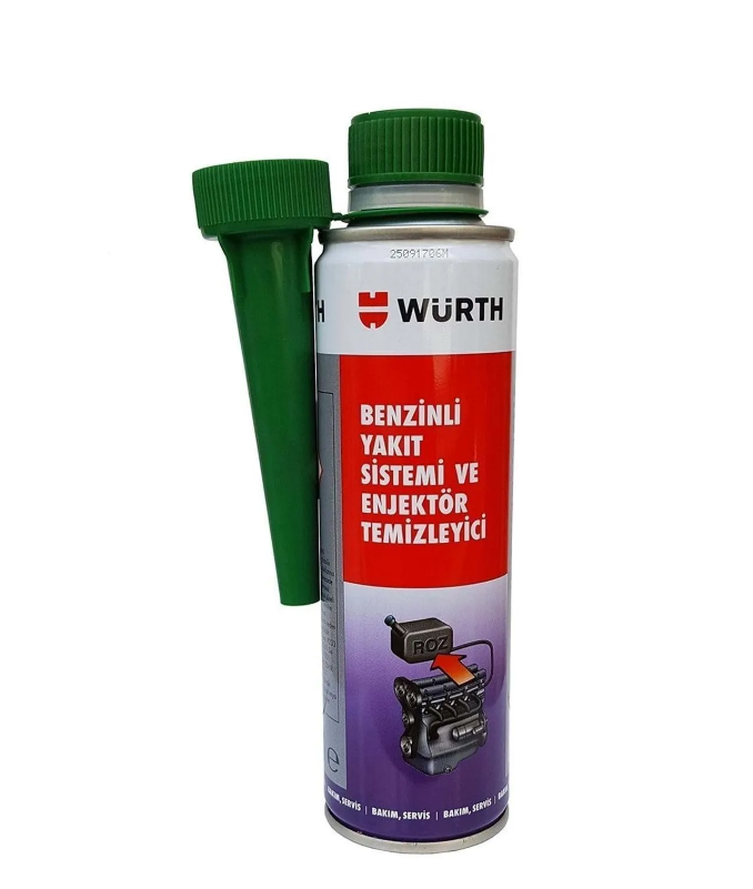 Benzinli Yakıt Sitemi ve Enjektör Temizleyici Würth Marka 5861101300